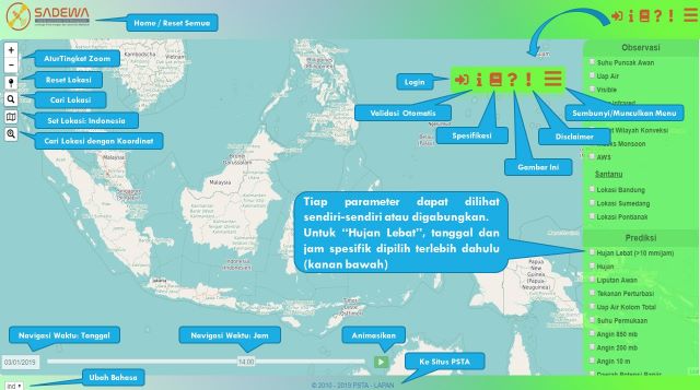 Kenali SADEWA BRIN, Situs Prakiraan Cuaca Indonesia