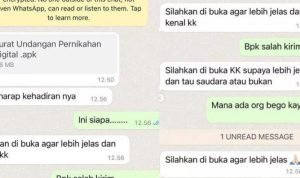 Waspada Penipuan Berkedok Undangan Nikah di WhatsApp!