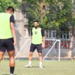 Foto : Pemain Asing Persipa Pati, Amir Memari saat berlatih (Sumber : pesantenanpati.com/ Istimewa)