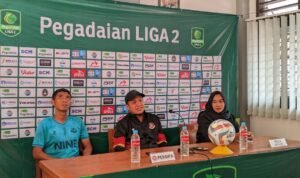 Foto : Konferensi Pers Persipa Pati jelang laga Persekat Kabupaten Tegal (Sumber : pesantenanpati.com/ Asy)