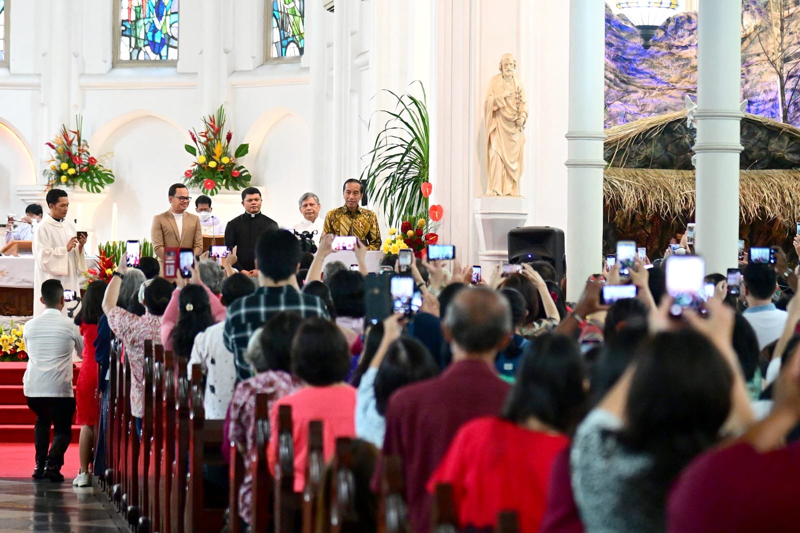 Foto: perayaan natal tahun sebelumnya (Sumber: setkab)