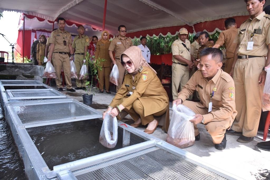 Foto: Bantuan hibah ikan keramba (Sumber: jatengprov)