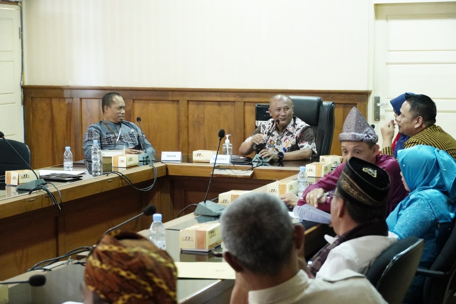Foto: rapat koordinasi capaian SPM (Sumber: patikab)