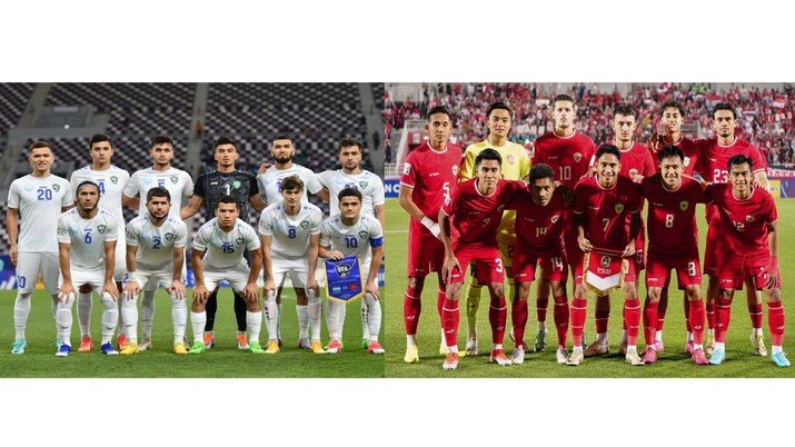 Timnas Uzbekistan U-23 dan Timnas Indonesia U-23