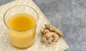 Ilustrasi minuman herbal kencur.