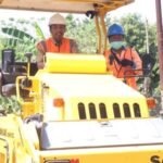 Perbaikan jalan rusak di Kabupaten Rembang