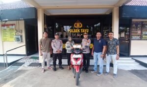 Polsek Tayu kembalikan motor yang sempat dicuri