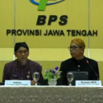 Sekda Provinsi Jateng Sumarno dan Kepala BPS Jateng Dadang Hardiwan