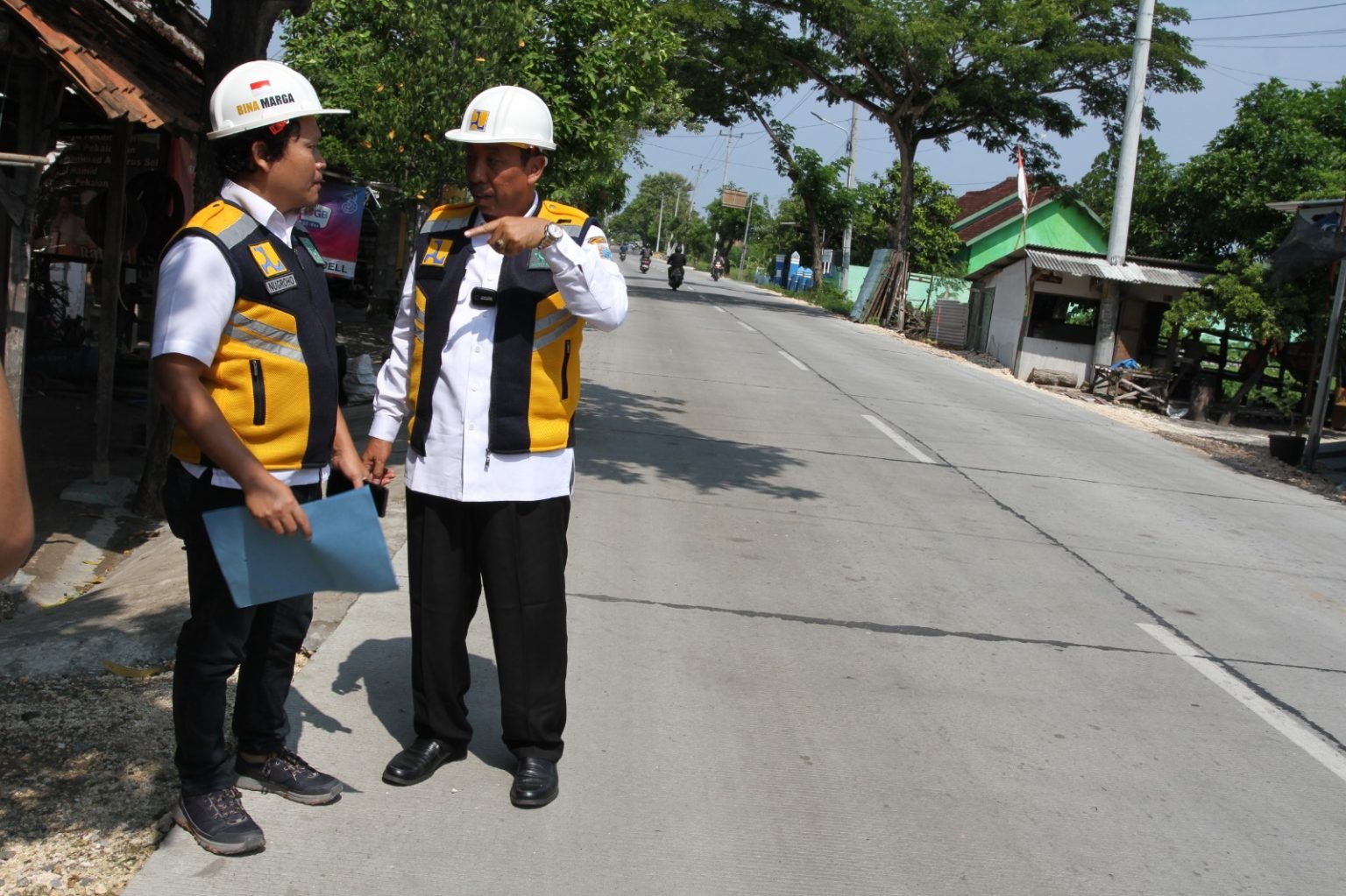 pembangunan jalan di Rembang