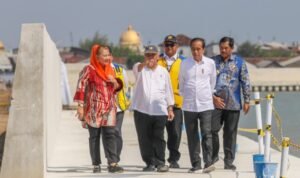 Foto: Proyek pengendalian rob di Semarang (Sumber: Pemprov Jateng)