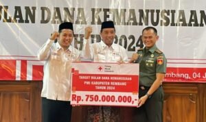Pemkab Rembang Targetkan Bulan Dana PMI 2024 Capai Rp750 Juta (Dok. Pemkab Rembang)