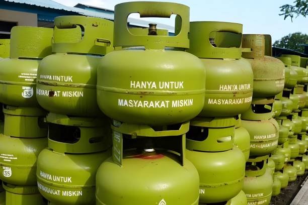 Ilustrasi stok LPG 3 kilogram/istock