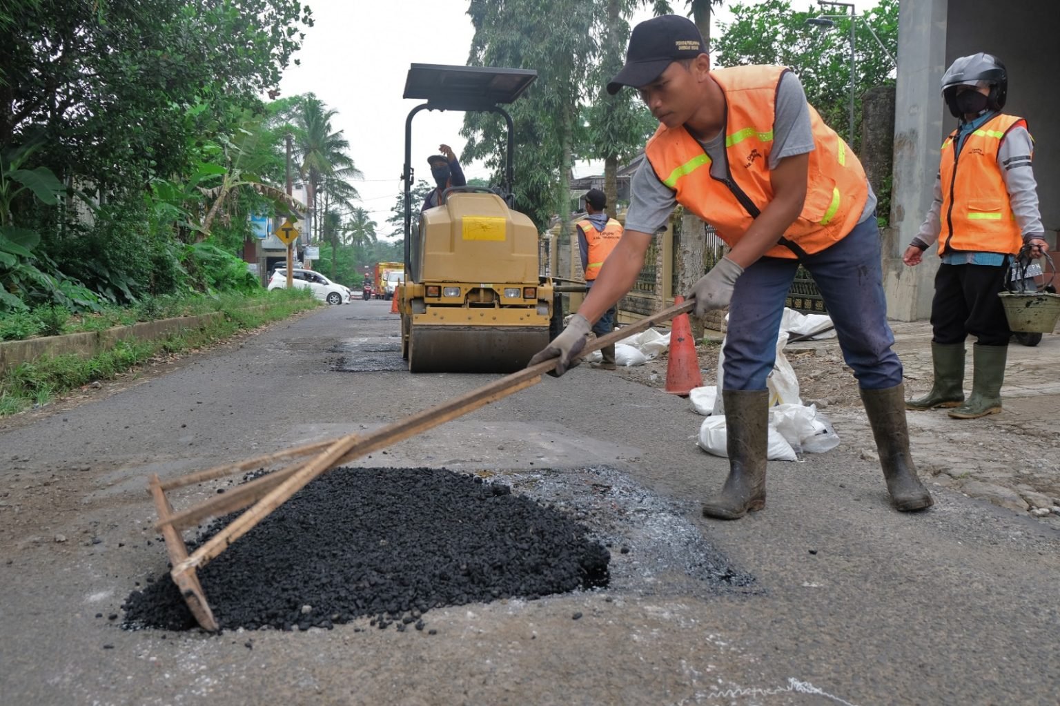 Perbaikan Jalan di Temanggung /jatengprov
