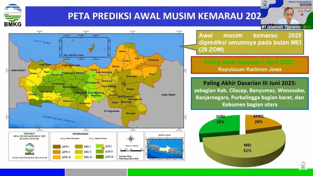 Mayoritas Wilayah di Jateng Diprediksi Alami Awal Musim Kemarau pada Mei 2025/jatengprov