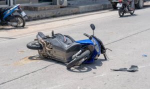 Ilustrasi kecelakaan sepeda motor/istock