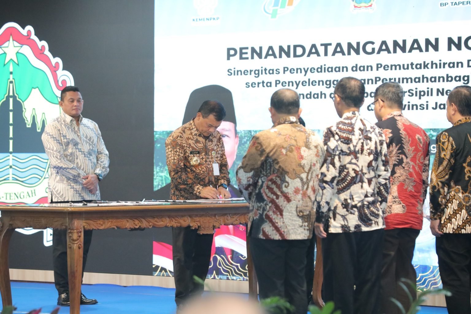 Kementerian PKP dan Pemprov Jateng Sediakan Rumah Murah bagi Masyarakat/jatengprov