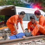 Ilustrasi korban tertabrak kereta/istock