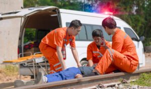 Ilustrasi korban tertabrak kereta/istock
