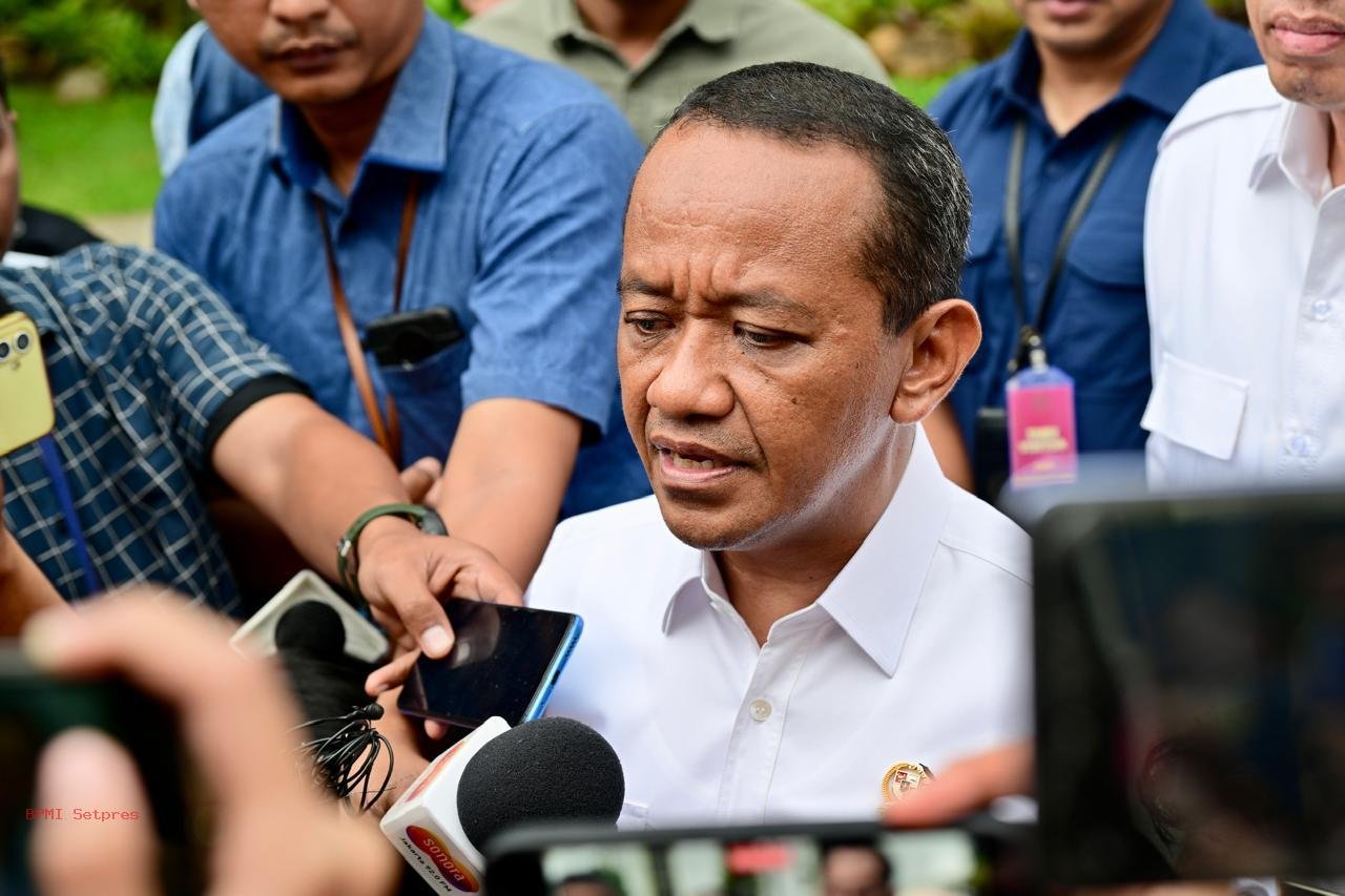 Menteri Energi Sumber Daya Mineral (ESDM) Bahlil Lahadalia /setneg