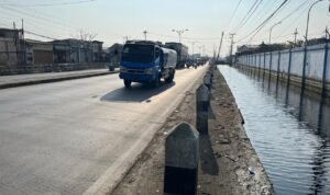 Sering Rob, Kondisi Jalan Pantura Sayung Demak Kini Sudah Kering/jatengprov