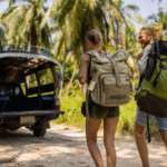 Foto: ilustrasi liburan bergaya backpacker (sumber: istock)