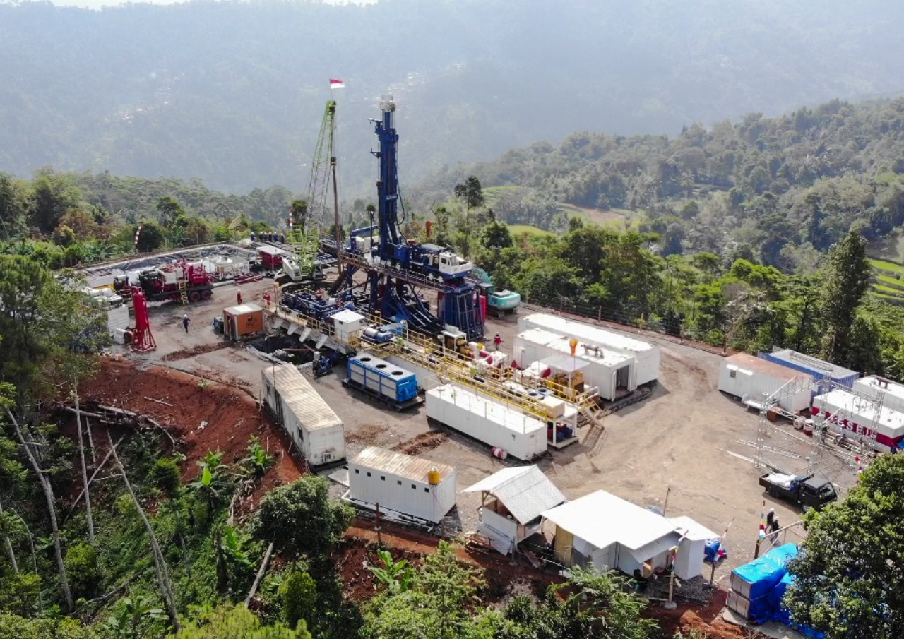 Foto: Pemanfaatan panas bumi Cisolok (sumber: Kementerian Energi dan Sumber Daya Mineral)