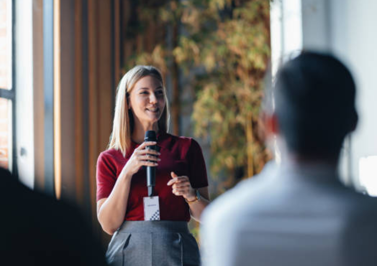 Foto: ilustrasi public speaking (sumber: istock)