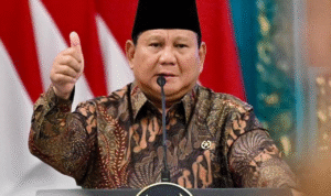 Foto: Potret Presiden Prabowo Subianto (sumber: Gerindra)
