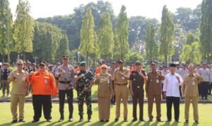 Apel Kesiapsiagaan Bencana, Bupati Demak Soroti Kesiapan Personel dan Sarana Pendukung/tribatranews