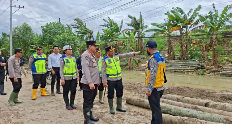 Perbaikan Pasca Banjir Grobogan Diupayakan Selesai Sebelum Mudik Lebaran/Polres Semarang