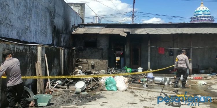 Kebakaran Angkringan di Tulungagung, Diduga Akibat Kebocoran Gas LPG /Polres Tulungagung