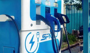 Ilustrasi Stasiun Pengisian Kendaraan Listrik Umum (SPKLU) /istock