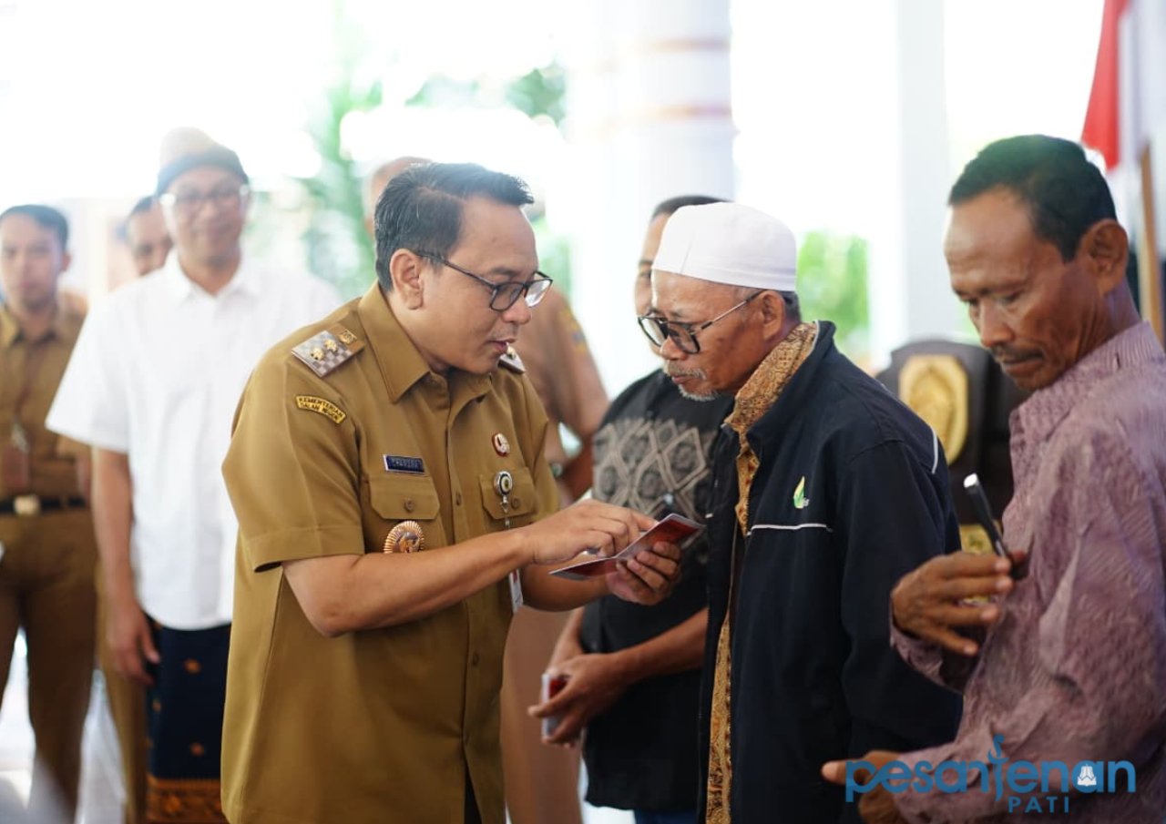 Petani Puso di Pati Dapat Bantuan Stimulan II Senilai Rp15 Miliar