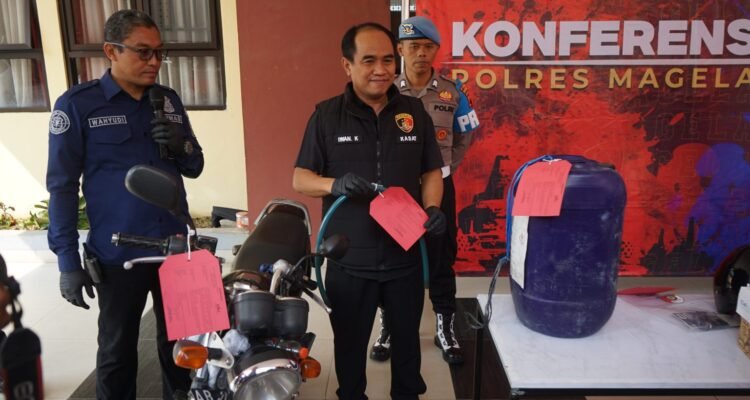 Kasus Penyalahgunaan BBM di Magelang Terungkap/polres magelang kota