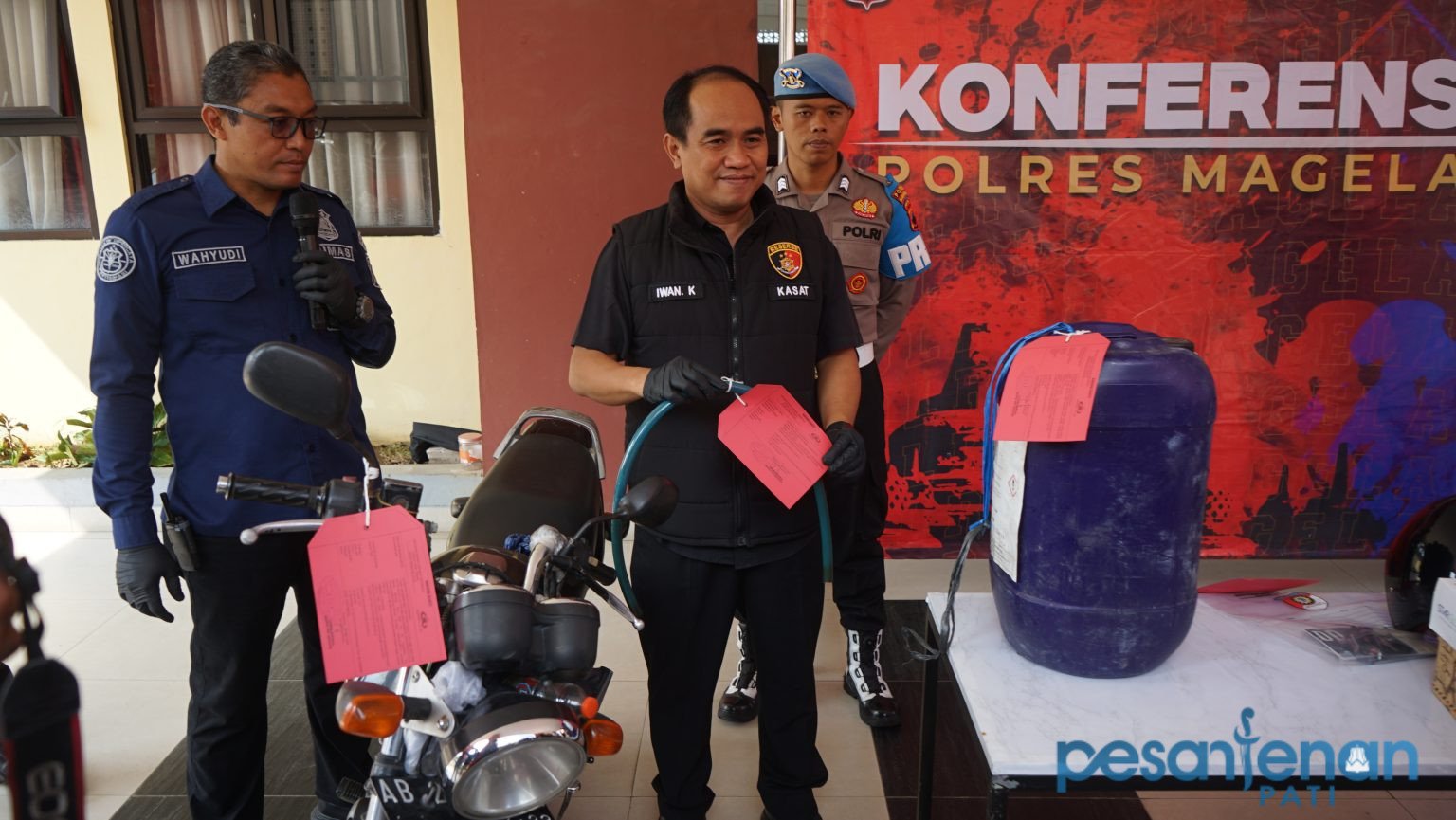 Kasus Penyalahgunaan BBM di Magelang Terungkap/polres magelang kota