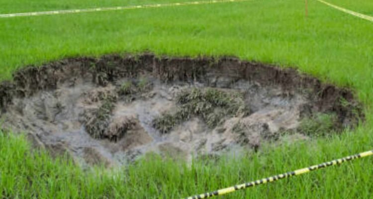 Ilustrasi sinkhole/istock