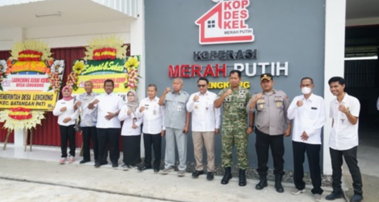 Peresmian KDMP di Desa Lengkong, Kecamatan Batangan, Pati Sejumlah 85 KDMP di Kabupaten Pati Dinyatakan Telah Berjalan