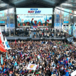 Istana Bagi Ribuan Paket Sembako untuk Massa di May Day 2026