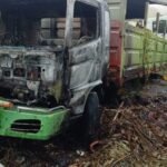 Kebakaran Gudang PT Air Mas Transport di Tulungagung, Kerugian Capai 7,5 Juta/tribatranews