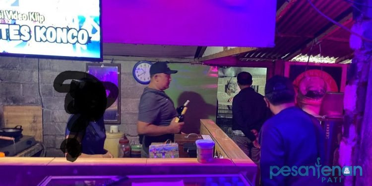 Razia Miras di Sumbergempol Tulungagung, Petugas Sisir Tempat Hiburan Malam dan Warkop/polres Tulungagung
