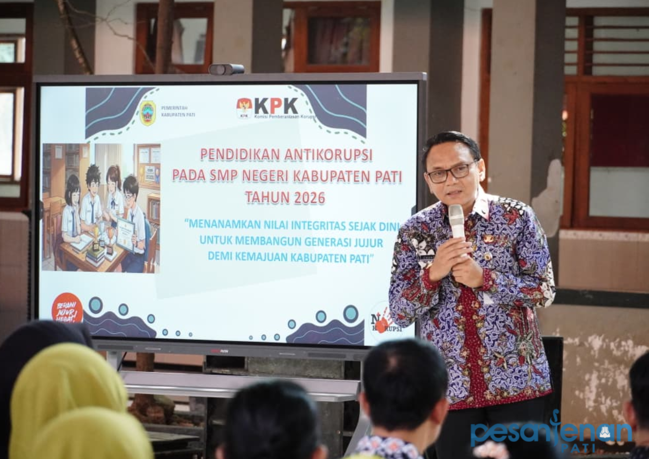 Risma Ardhi Chandra Plt Bupati Pati: Pendidikan Antikorupsi Harus Diajarkan Sejak Dini