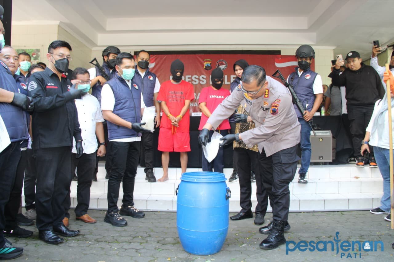 Polda Jateng Ungkap 449 Kasus Narkotika hingga Awal Juni/Humas Polri