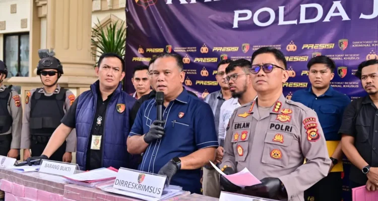 Sistem Bank Jambi Dibobol, Kerugian Capai Rp144,82 Miliar/humas polri Sistem Bank Jambi Dibobol, Kerugian Capai Rp144,82 Miliar/humas polri