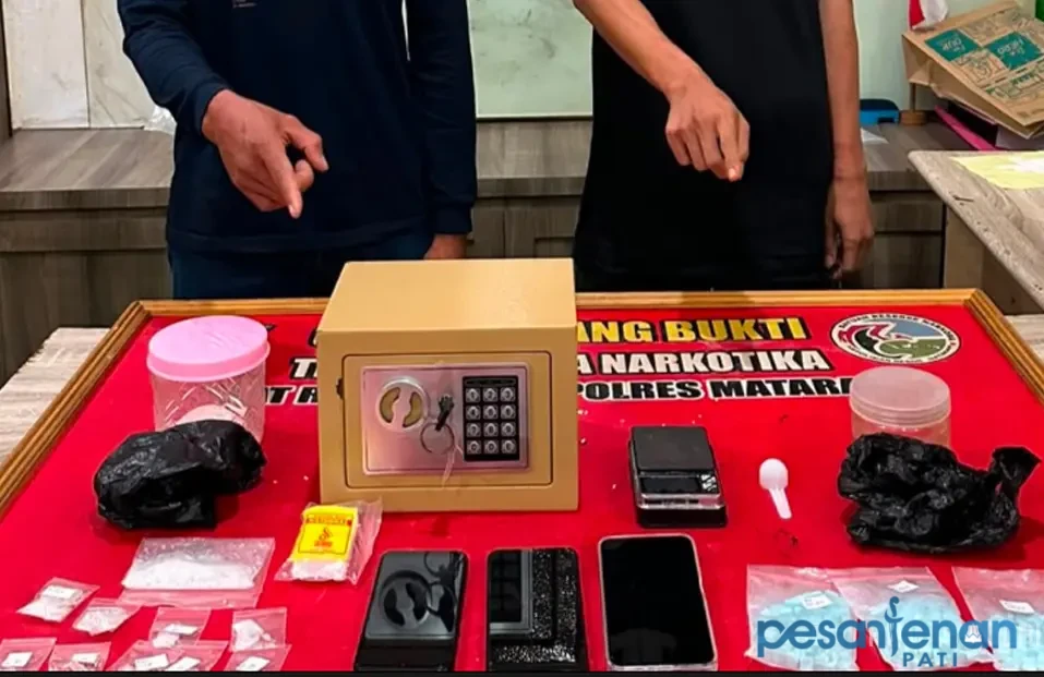 Kasus Peredaran Narkoba di NTB, Polisi Amankan Dua Pria /humas polri Kasus Peredaran Narkoba di NTB, Polisi Amankan Dua Pria /humas polri