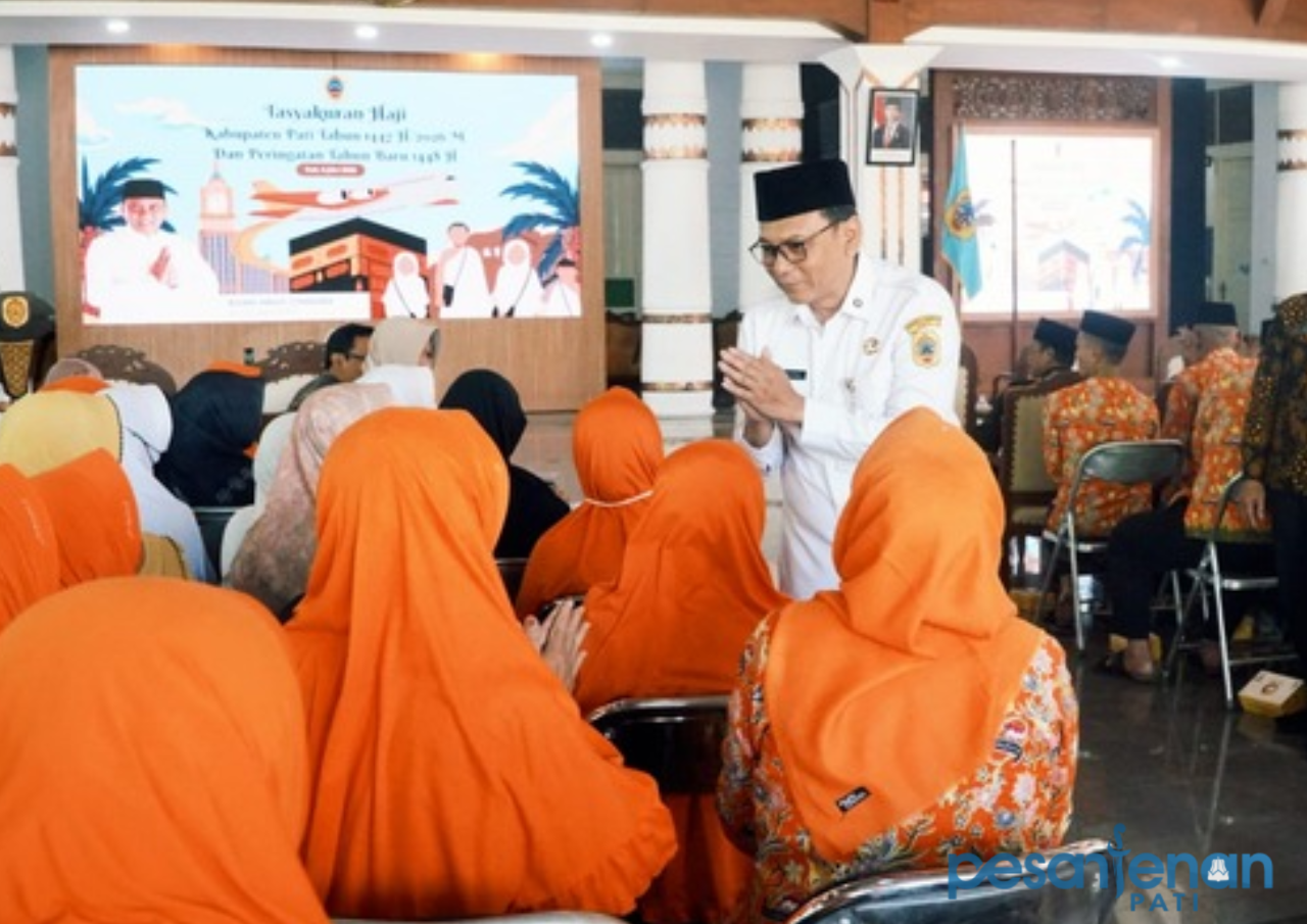 Risma Ardhi Chandra Plt Bupati Pati Hadiri Tasyakuran Jemaah Haji Wilayahnya: Nikmat Ini Harus Disyukuri