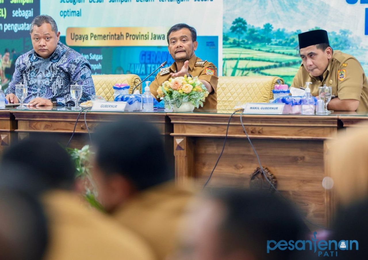 Rapat Koordinasi dan Pemantauan Lapangan Pengendalian Alih Fungsi Lahan Sawah serta Pengelolaan Sampah Jadi Lumbung Pangan Nasional, Jateng Perketat Pengendalian Alih Fungsi Lahan Sawah