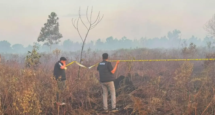 Kebakaran 4 Hektare Hutan dan Lahan di Kubu Raya, Polisi Dalami Penyebabnya/humas polri Kebakaran 4 Hektare Hutan dan Lahan di Kubu Raya, Polisi Dalami Penyebabnya/humas polri