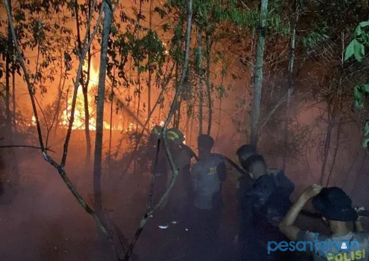Kebakaran Hutan dan Lahan Terjadi di Tiga Titik Wilayah Bulungan/humas polri Kebakaran Hutan dan Lahan Terjadi di Tiga Titik Wilayah Bulungan/humas polri