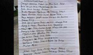 Maling di Semarang Viral Karena Kembalikan Motor Curian dengan Surat Permohonan Maaf Maling di Semarang Viral Karena Kembalikan Motor Curian dengan Surat Permohonan Maaf